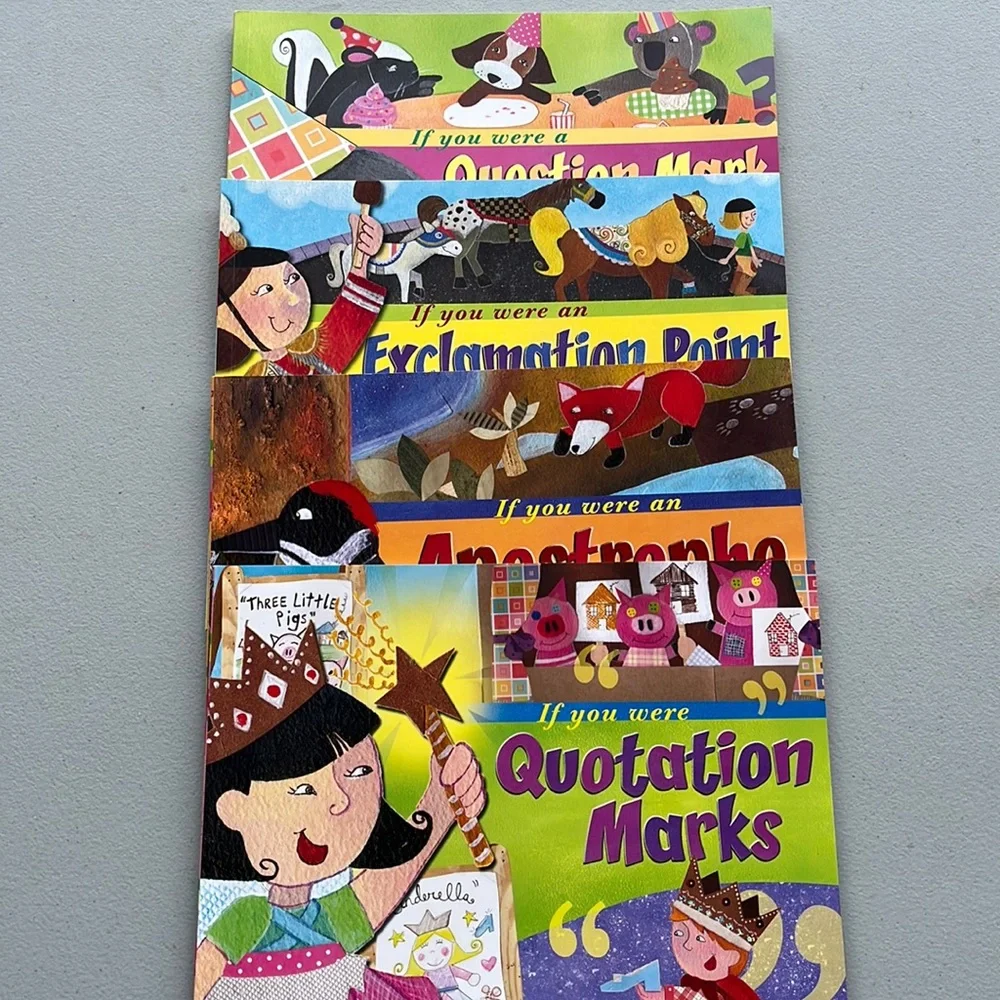 Set of 4 If you were quotation marks, apostrophe,exclamation point,quest… - Picture 1 of 9